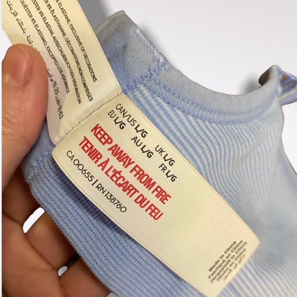 THYME MATERNITY | Blue Nursing Bra - Picture 5 of 5